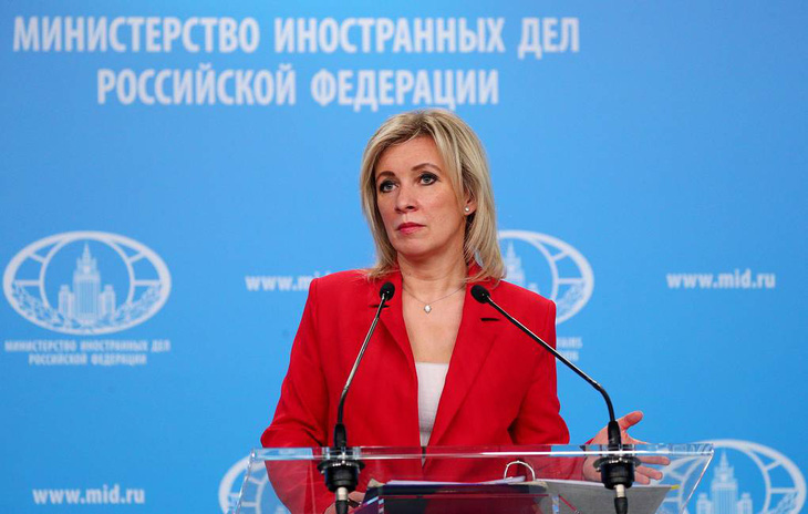 Phát ngôn viên Bộ Ngoại giao Nga Maria Zakharova - Ảnh: TASS