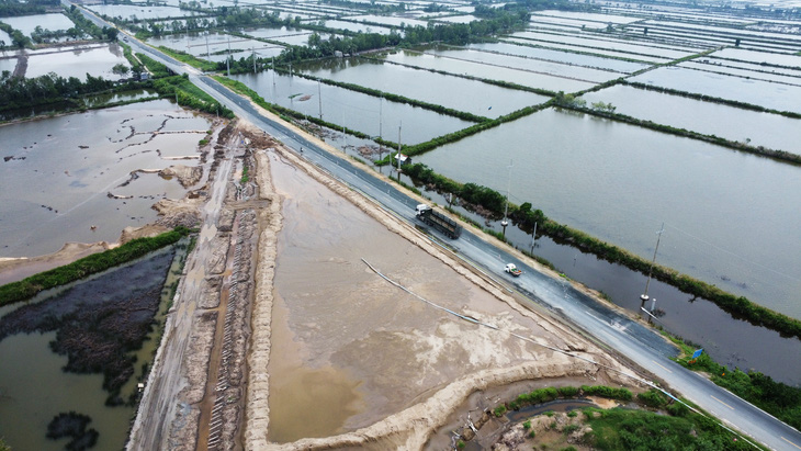 Toàn cảnh cao tốc Cần Thơ - Cà Mau đang thành hình- Ảnh 3.