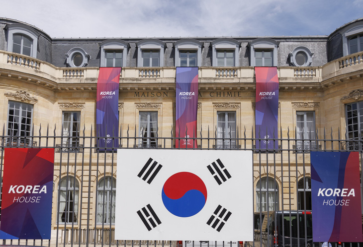 Korea House đã chính thức khai trương tại trung tâm hội nghị quốc tế Maison de la Chimie ở thủ đô Paris (Pháp) - Ảnh: YONHAP