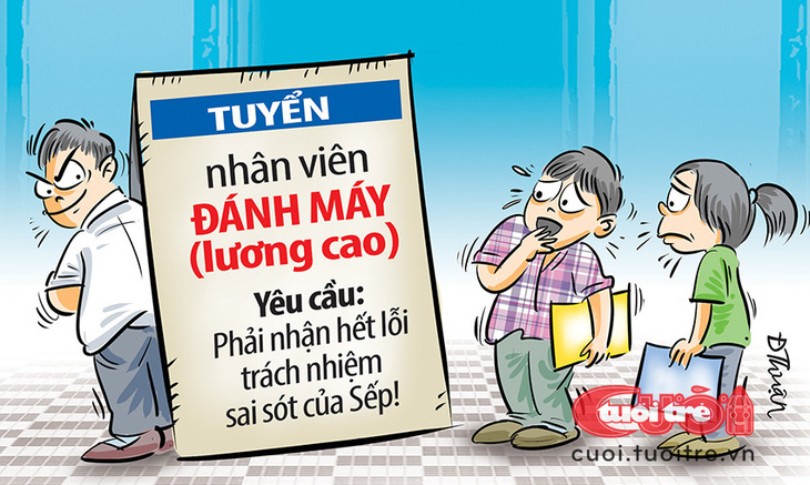 "Việc nhẹ lương cao" sao khó tuyển người? - Tranh: Đức Thuận 