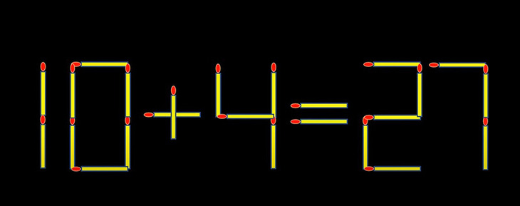 Thử tài IQ: Di chuyển một que diêm để 4-7=9 thành phép tính đúng- Ảnh 3.