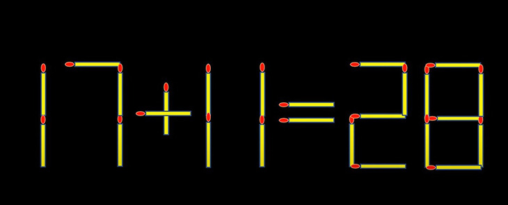 Thử tài IQ: Di chuyển một que diêm để 4-7=9 thành phép tính đúng- Ảnh 6.