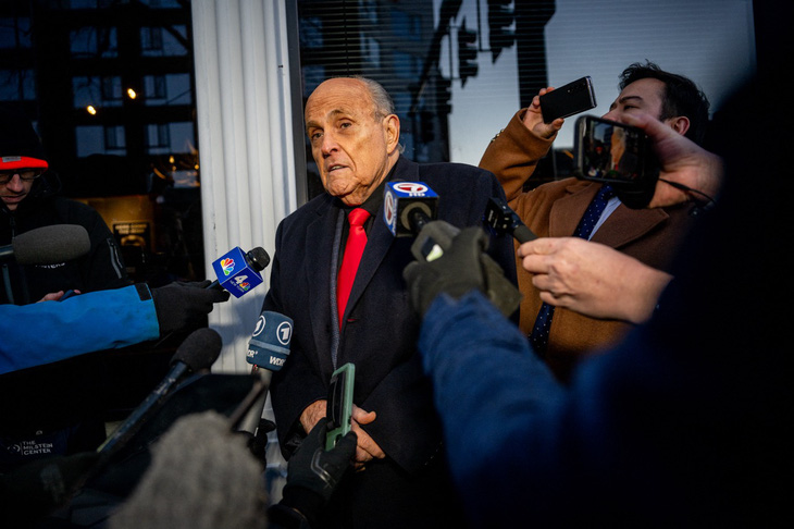 Cựu thị trưởng New York Rudy Giuliani, người từng làm luật sư riêng cho ông Donald Trump - Ảnh: AFP