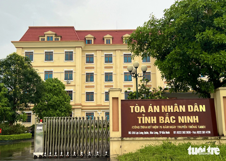 Tòa án nhân dân tỉnh Bắc Ninh, nơi diễn ra phiên xét xử - Ảnh: DANH TRỌNG