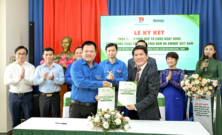 Amway Việt Nam phối hợp Đoàn Thanh niên thực hiện hoạt động cộng đồng- Ảnh 1.