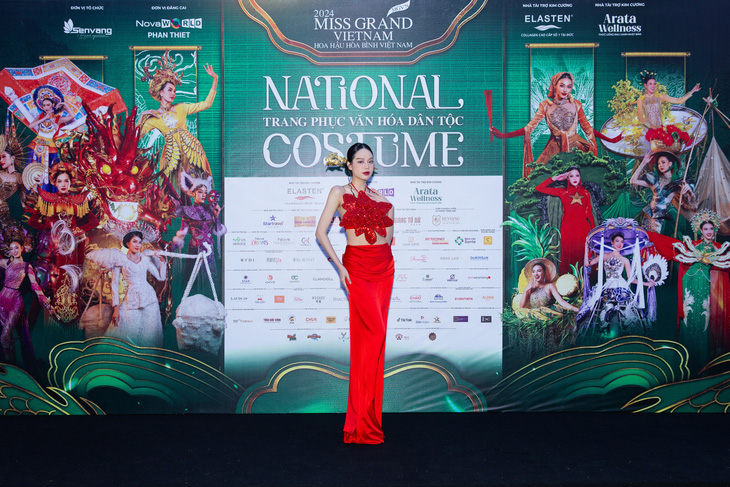 Dàn hoa, á hậu 'trẩy hội' thảm đỏ National Costume MGVN 2024- Ảnh 7.