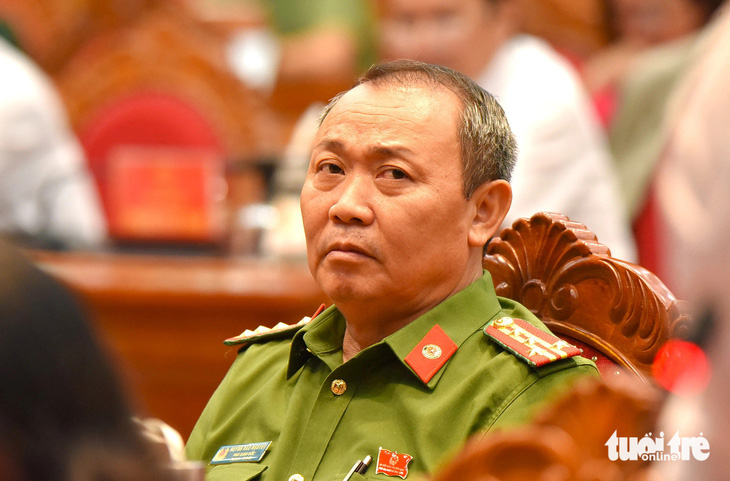 Đại tá Huỳnh Bảo Nguyên - phó giám đốc Công an tỉnh Bình Định - Ảnh: LÂM THIÊN