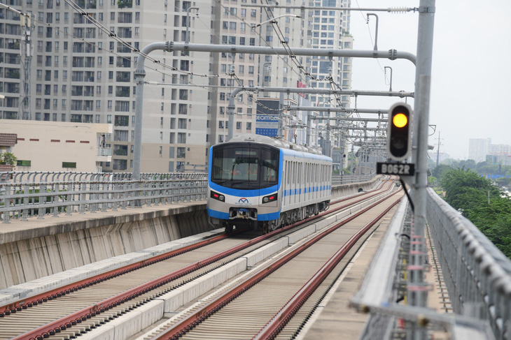 Hiện nay, TP.HCM đang xây dựng đề án phát triển hệ thống đường sắt đô thị theo kết luận 49 của Bộ Chính trị để thực hiện mục tiêu đến năm 2035 hoàn thành 183km metro - Ảnh: CHÂU TUẤN