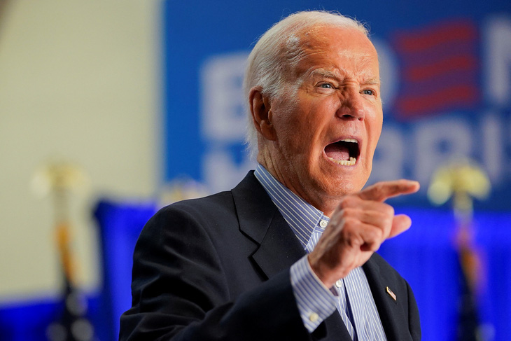 Tổng thống Mỹ Joe Biden phát biểu tại bang Winconsin hôm 5-7 - Ảnh: REUTERS