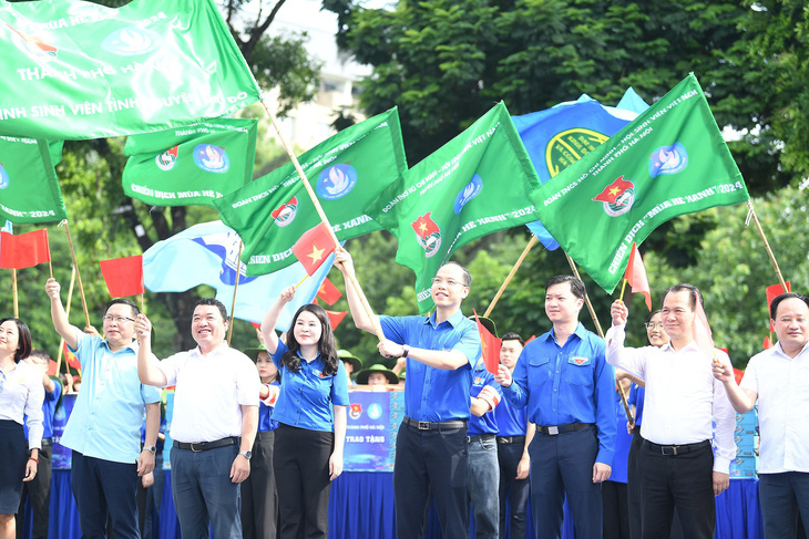 Năm nay Hà Nội có sự tham gia của 339 đội hình tình nguyện triển khai tại 31 tỉnh, thành - Ảnh: DƯƠNG TRIỀU