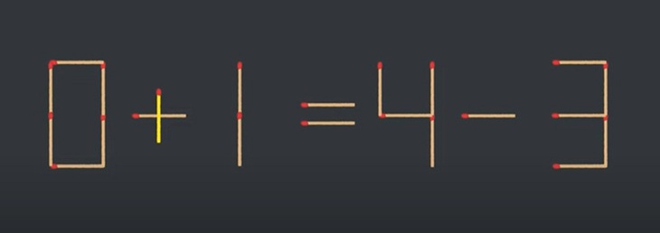 Thử tài IQ: Di chuyển hai que diêm để 5+7=1+9 thành phép tính đúng- Ảnh 4.