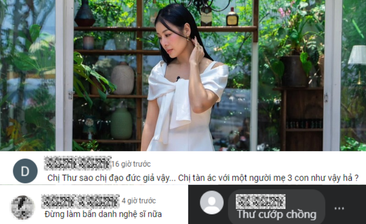 Diễn viên Nam Thư bị cộng đồng mạng tấn công liên tục những ngày qua - Ảnh: Facebook nhân vật