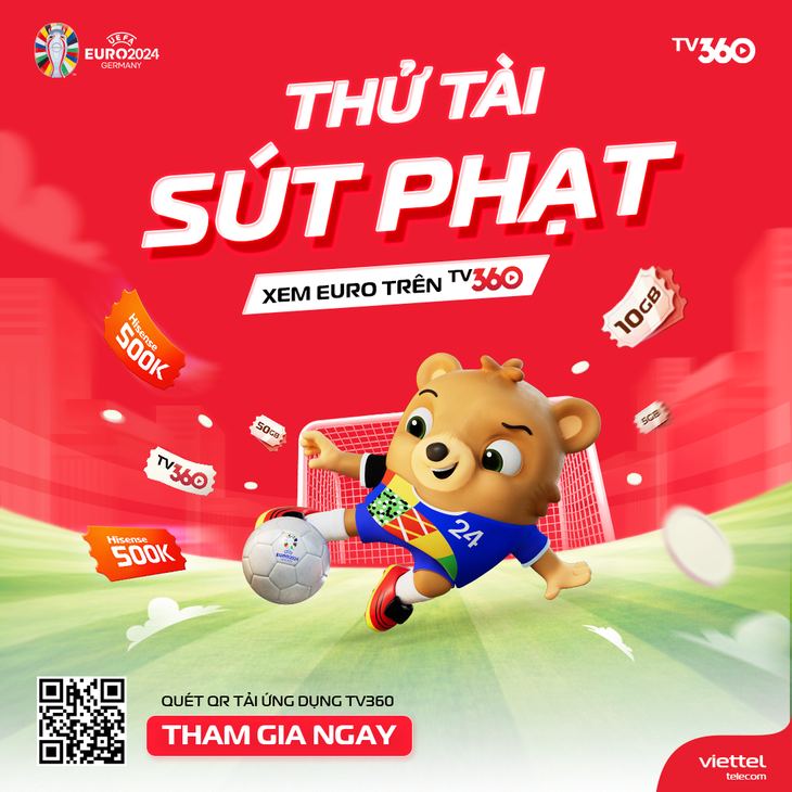 Thử tài sút phạt - Bứt phá đam mê, chinh phục khung thành - Ảnh: TV360