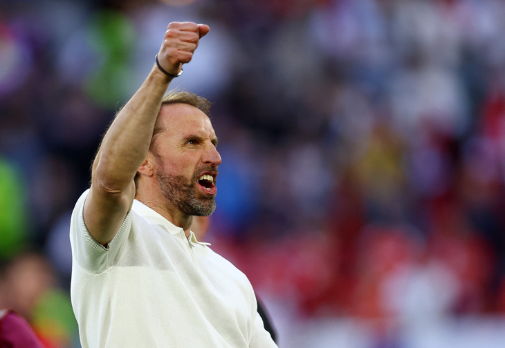 HLV Southgate vẫn đang may mắn ở Euro 2024 - Ảnh: REUTERS