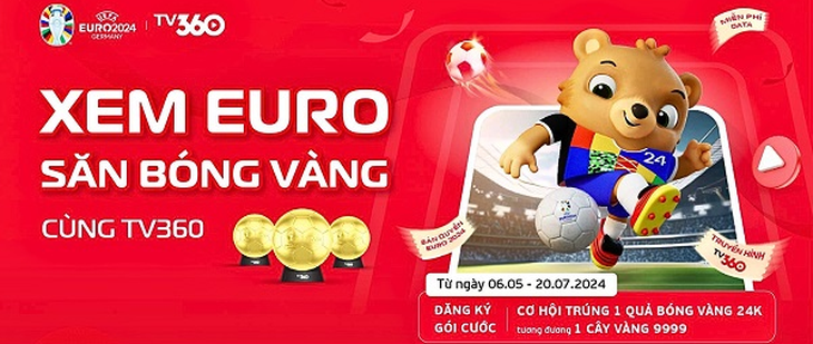 Euro 2024 đang nóng hơn bao giờ hết - Ảnh: TV360