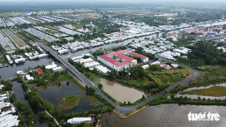 Huyện U Minh, tỉnh Cà Mau sẽ có nhiều cơ hội giao thương với tỉnh Kiên Giang khi tuyến đường hình thành - Ảnh: T.H.