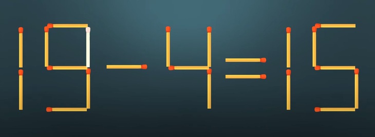 Thử tài IQ: Di chuyển một que diêm để 73+4=11 thành phép tính đúng- Ảnh 4.
