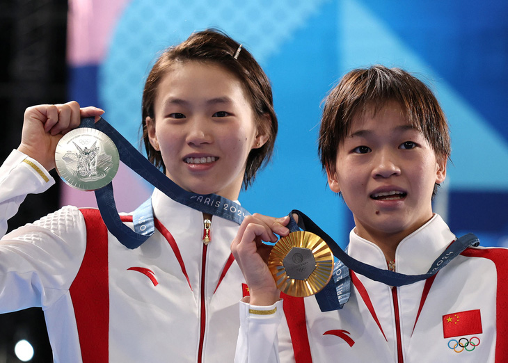 Thể thao Trung Quốc lần đầu thâu tóm toàn bộ HCV nhảy cầu tại Olympic 2024- Ảnh 3.