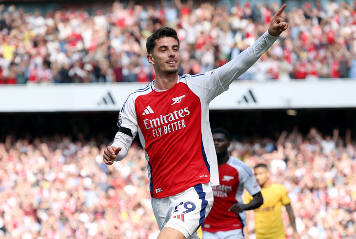 Saka và Havertz tỏa sáng, Arsenal thắng trận ra quân Premier League- Ảnh 1.