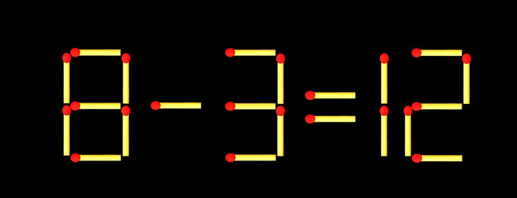 Thử tài IQ: Di chuyển một que diêm để 9+8=5 thành phép tính đúng - Ảnh 2.