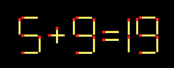 Thử tài IQ: Di chuyển một que diêm để 9+19=16 thành phép tính đúng - Ảnh 2.