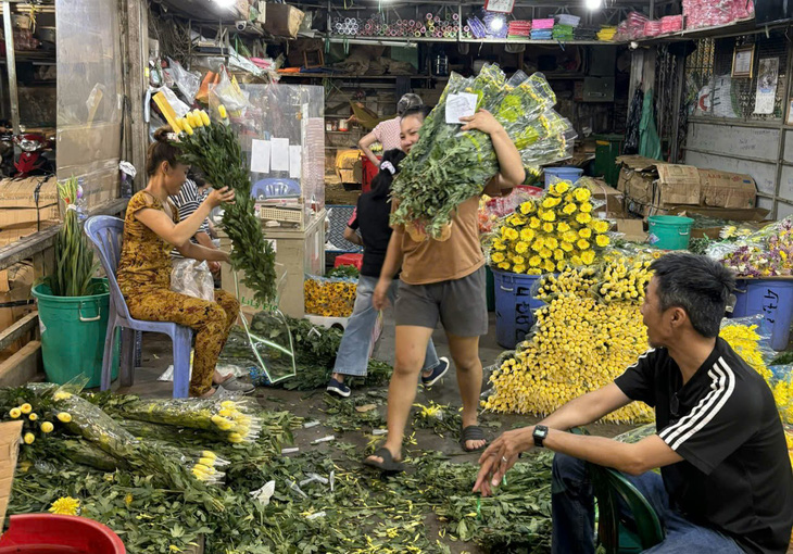 Rằm tháng bảy: Sức mua thấp hơn kỳ vọng, giá hoa, quả 'dễ chịu' - Ảnh 1.