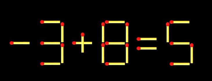 Thử tài IQ: Di chuyển một que diêm để 9+8=5 thành phép tính đúng - Ảnh 1.