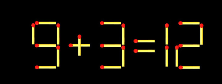 Thử tài IQ: Di chuyển một que diêm để 9+8=5 thành phép tính đúng - Ảnh 1.