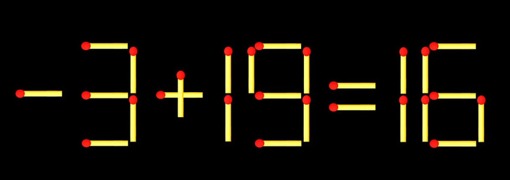 Thử tài IQ: Di chuyển một que diêm để 9+19=16 thành phép tính đúng - Ảnh 1.