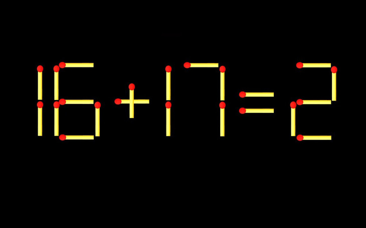 Thử tài IQ: Di chuyển một que diêm để 9+2x5=23-6 thành phép tính đúng - Ảnh 9.