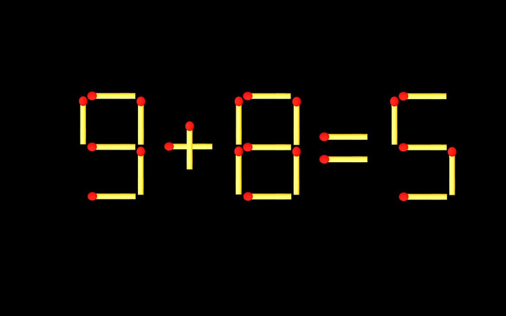 Thử tài IQ: Di chuyển một que diêm để 3+3x5=16-3 thành phép tính đúng - Ảnh 9.