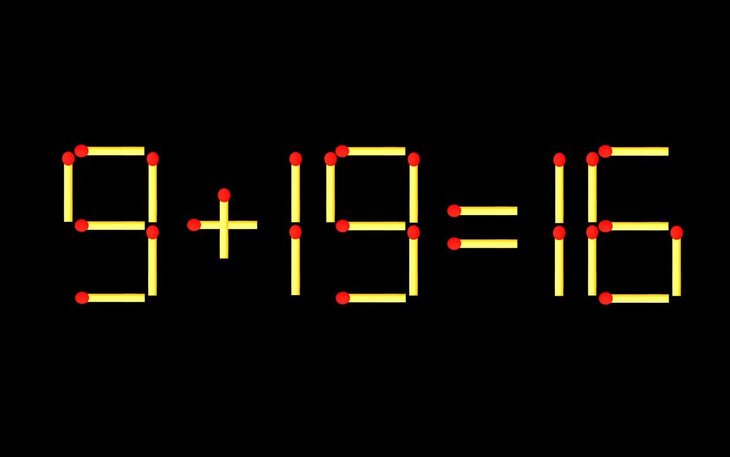 Thử tài IQ: Di chuyển một que diêm để 9+2x5=23-6 thành phép tính đúng - Ảnh 8.