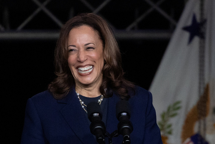 Phó tổng thống Mỹ Kamala Harris - Ảnh: REUTERS