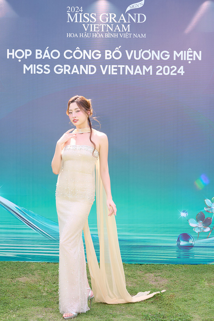 Mỹ nhân đua nhau khoe sắc trên thảm đỏ công bố vương miện Miss Grand Vietnam 2024- Ảnh 3.