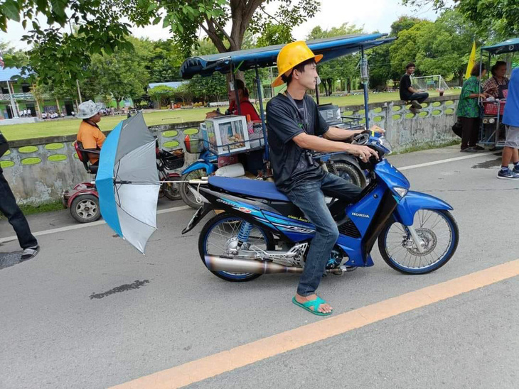 Ảnh vui 23-8: Công nghệ phanh bằng gió - Ảnh 1.