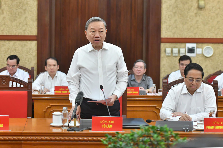 Tổng Bí thư, Chủ tịch nước Tô Lâm chủ trì họp Tiểu ban Văn kiện Đại hội XIV - Ảnh 1.