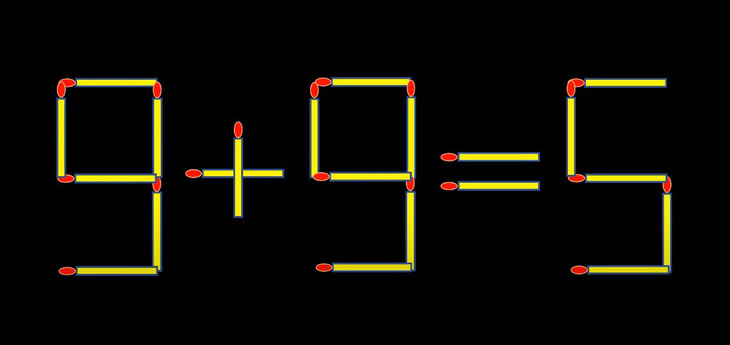 Thử tài IQ: Di chuyển hai que diêm để  9-6=1 thành phép tính đúng - Ảnh 2.