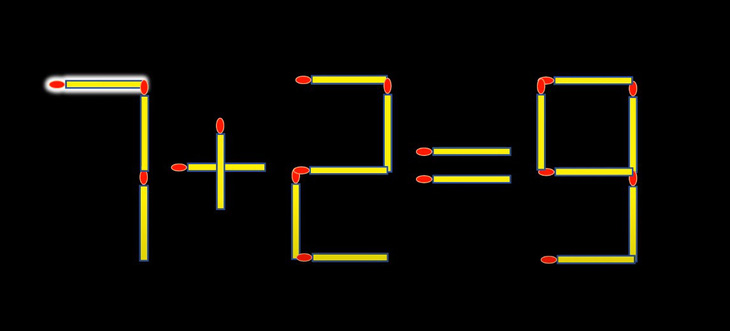 Thử tài IQ: Di chuyển hai que diêm để 2-6=4 thành phép tính đúng - Ảnh 1.