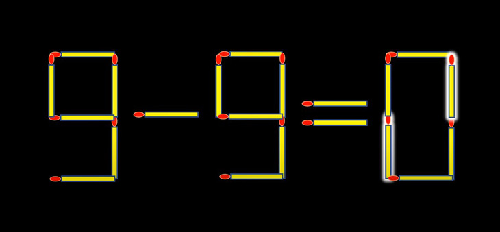 Thử tài IQ: Di chuyển hai que diêm để  9-6=1 thành phép tính đúng - Ảnh 1.