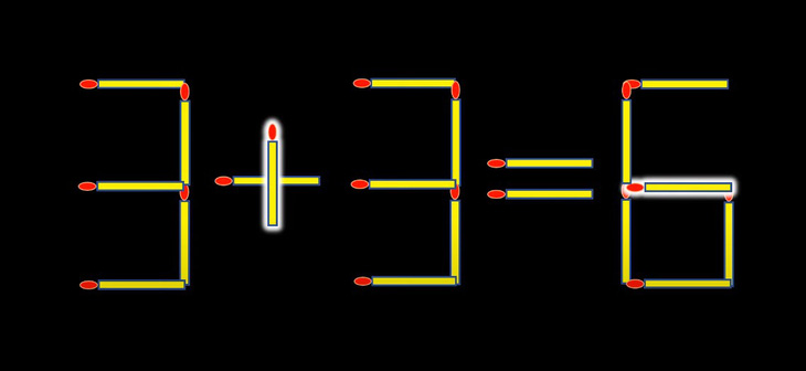 Thử tài IQ: Di chuyển hai que diêm để  9-6=1 thành phép tính đúng - Ảnh 1.