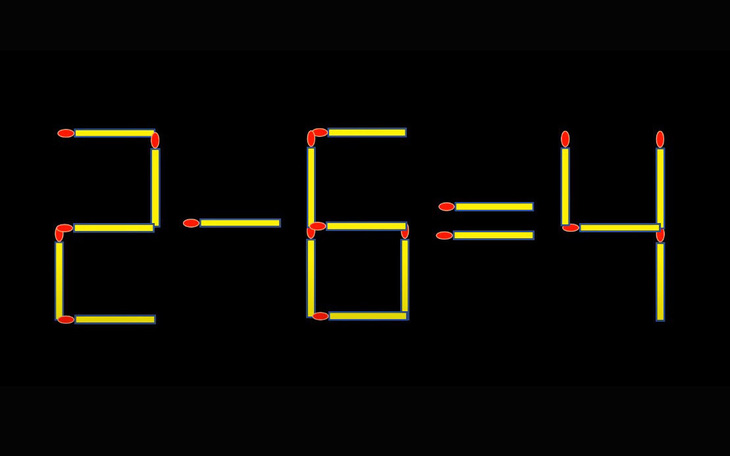 Thử tài IQ: Di chuyển hai que diêm để  9-6=1 thành phép tính đúng - Ảnh 7.