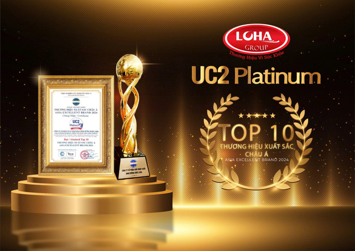 UC2 Platinum đạt Top 10 Thương hiệu xuất sắc Châu Á 2024 - Ảnh 1.