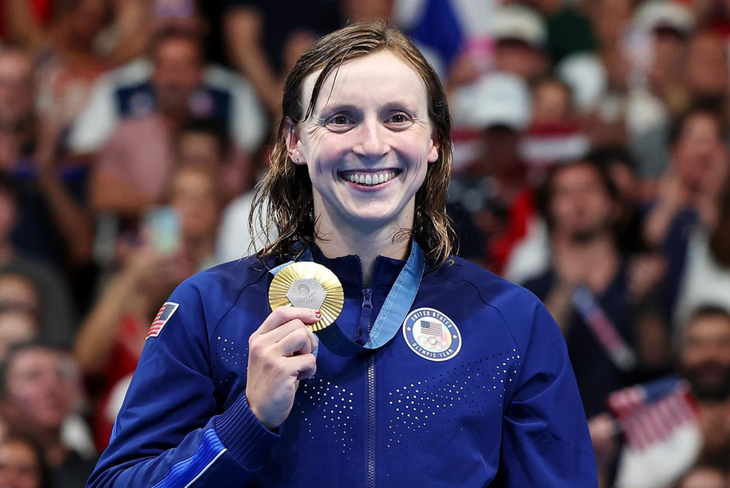 Katie Ledecky đã giành tổng cộng 13 huy chương ở các kỳ Olympic - Ảnh: Getty