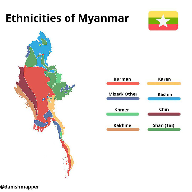 Myanmar và bài toán sắc tộc - Ảnh 3.