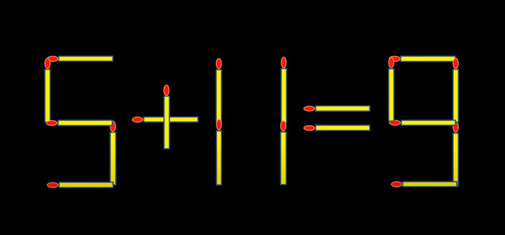 Thử tài IQ: Di chuyển một que diêm để 5+8=3 thành phép tính đúng - Ảnh 2.