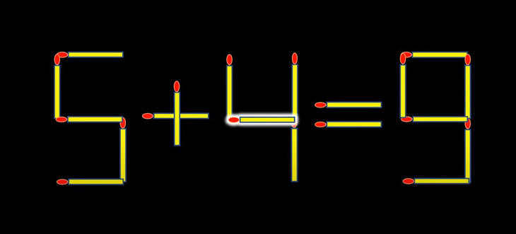 Thử tài IQ: Di chuyển một que diêm để 5+8=3 thành phép tính đúng - Ảnh 1.