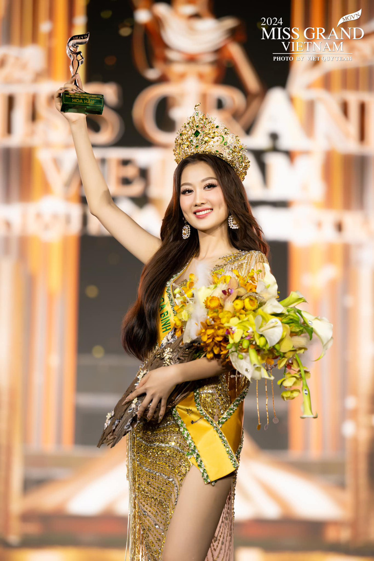 Võ Lê Quế Anh gây tranh cãi khi đăng quang Miss Grand Vietnam 2024- Ảnh 1.