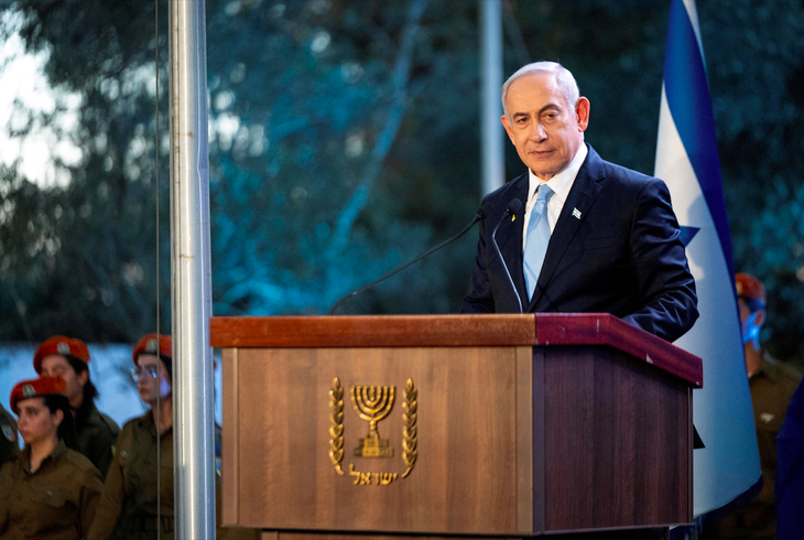 Thủ tướng Israel Benjamin Netanyahu ở Jerusalem hôm 4-8 - Ảnh: REUTERS