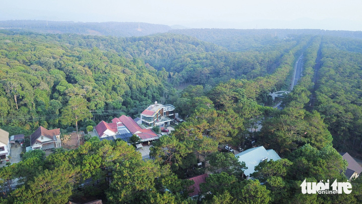 Huyện Kon Plông, tỉnh Kon Tum, nơi có diện tích che phủ rừng lớn tại tỉnh này - Ảnh: TẤN LỰC