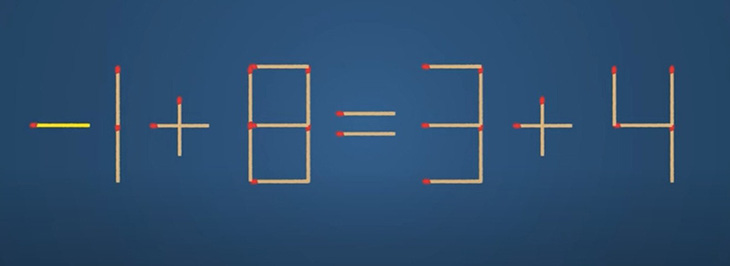 Thử tài IQ: Di chuyển một que diêm để 6+4=6-7 thành phép tính đúng- Ảnh 4.